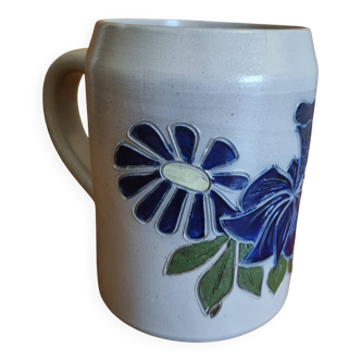 Mug en grès au sel d'Alsace Betschdorf Fortuné Schmitter