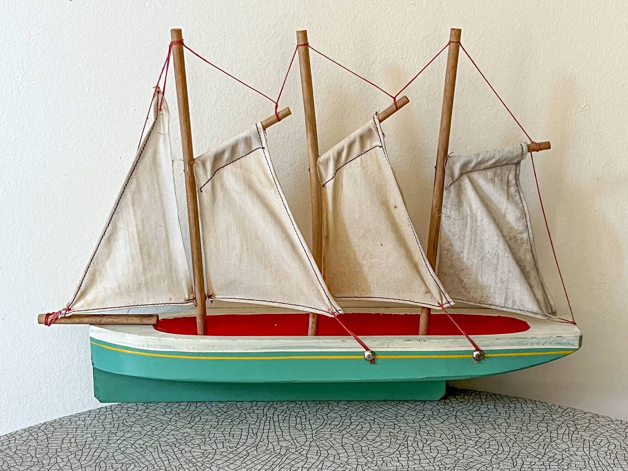 Three-masted basin sailing yacht by the German brand Greiner.