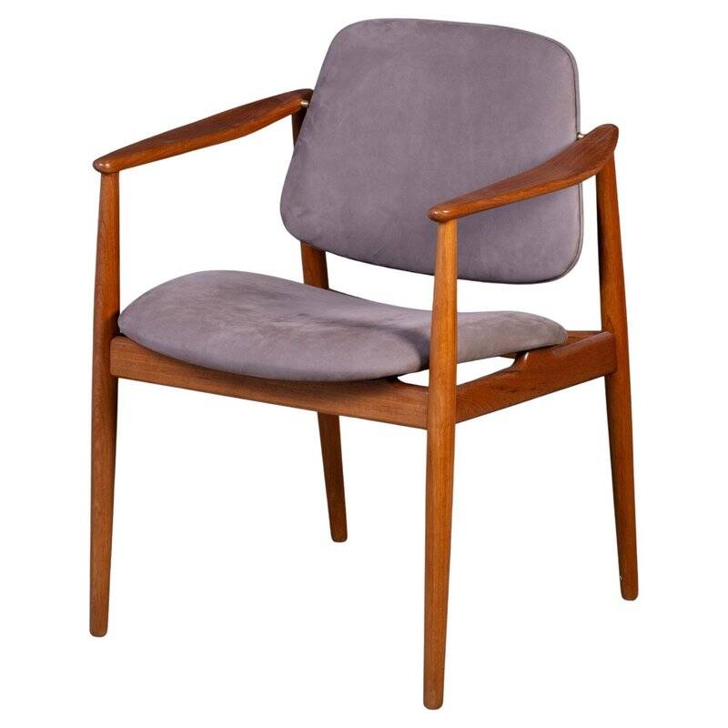 Fauteuil en Teck, 1950s