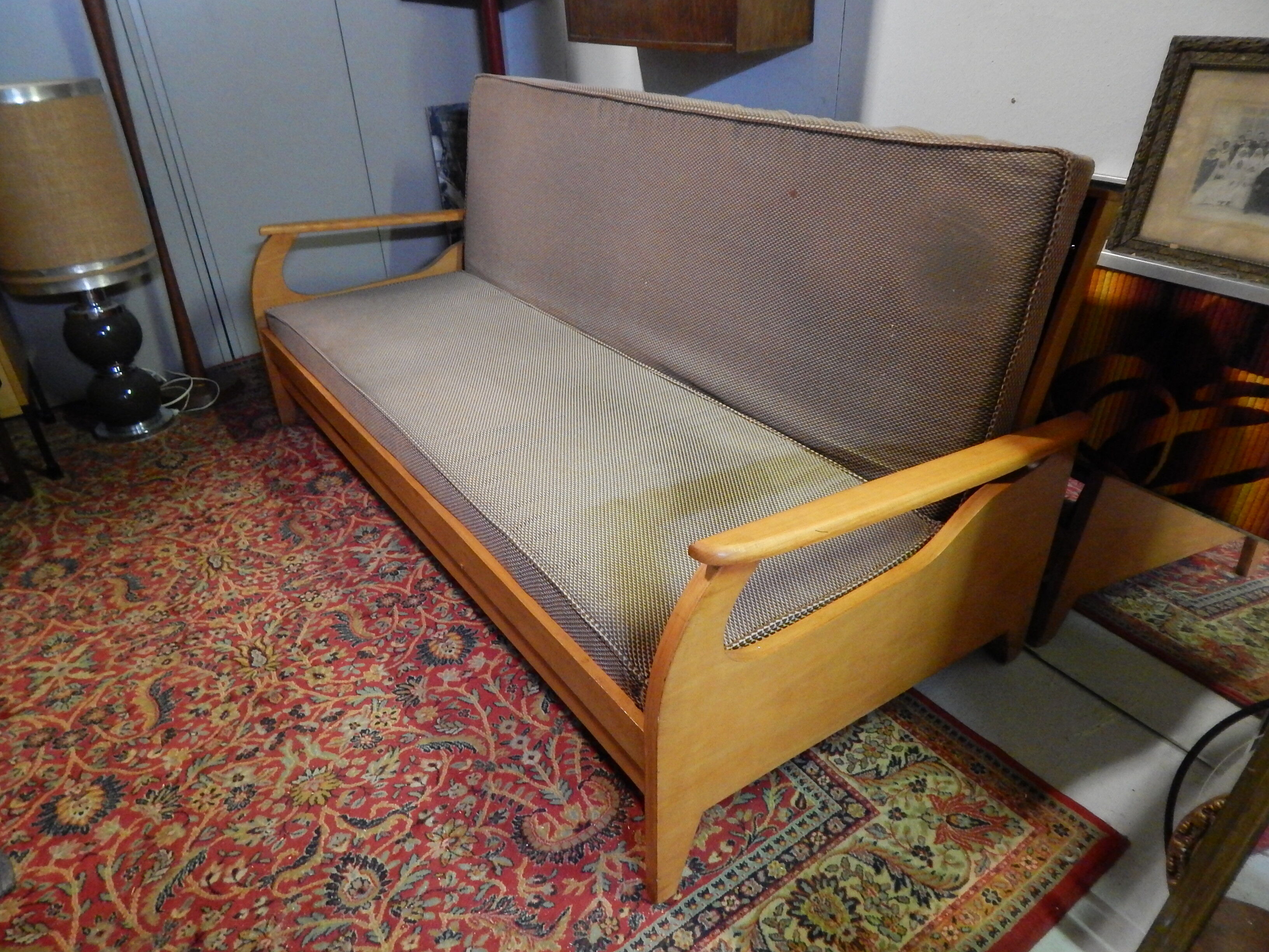Vintage convertible sofa year 50