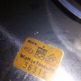 Pair of 70's opaline appliques