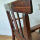 Fauteuil ancien en chêne massif-style Gallois et Art Populaire