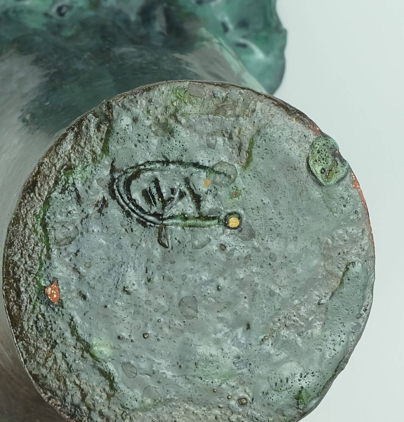 danish modern ceramic VASE bowl studio pottery conny walther demark 60s70s