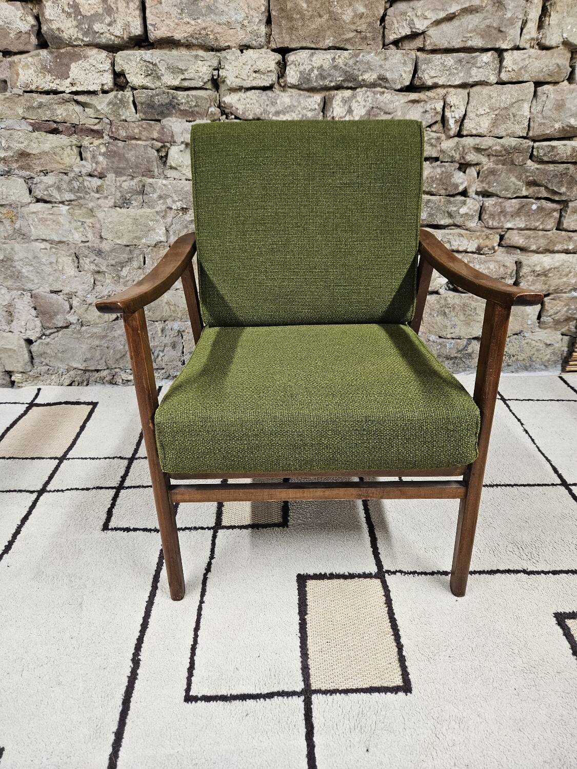 Fauteuil scandinave vintage 1960"