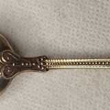 6 Art Nouveau silver-plated metal teaspoons