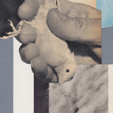 Collage on spring paper