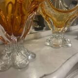 Lot 2 Coupes verre murano vintage