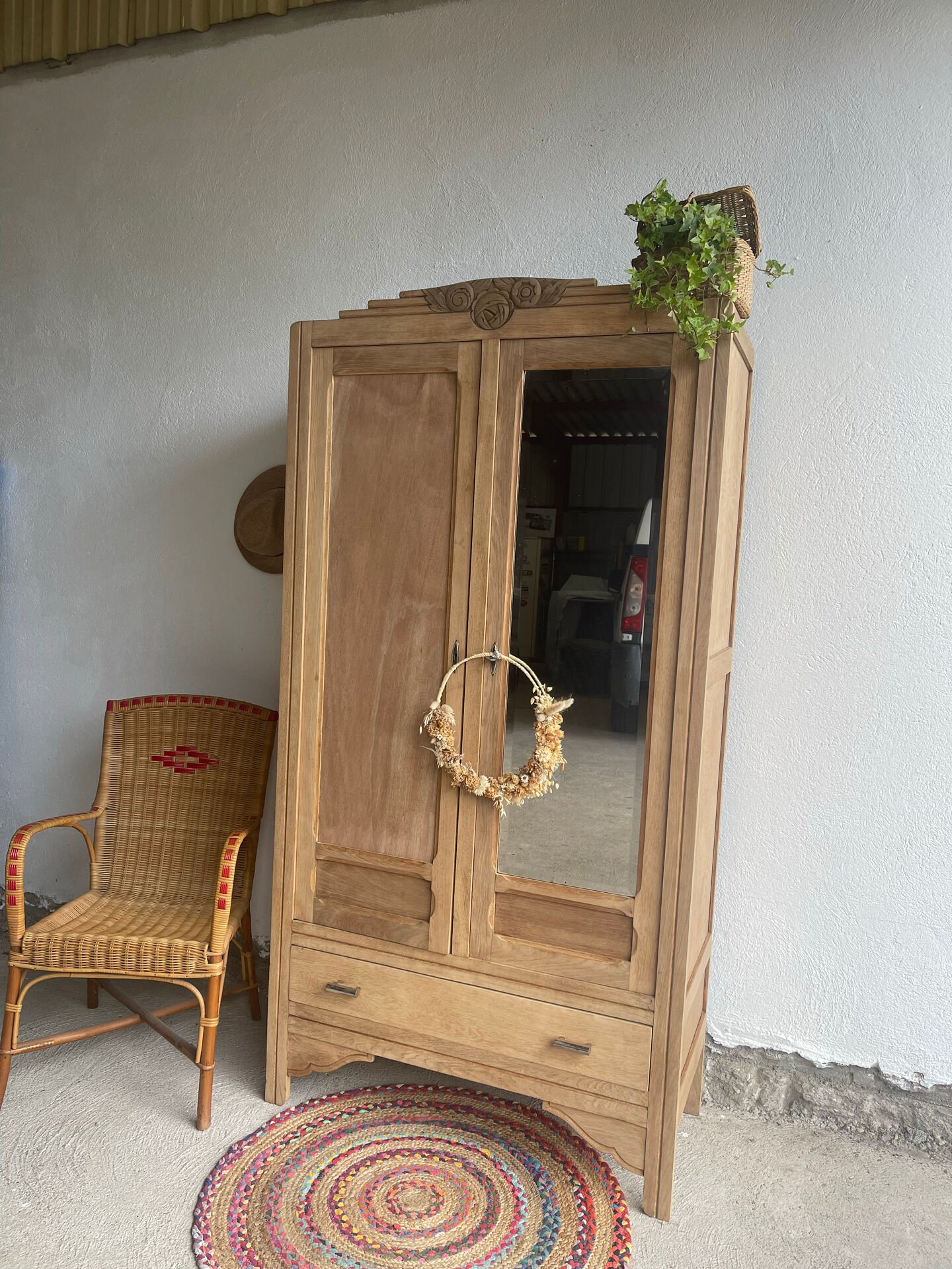 Parisian glass cabinet