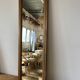 Old foot mirror gilded