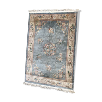 Tapis vintage chinois fait main 166x252 cm