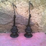 Paire de lampes à huile vintage