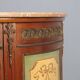 Antique demi-lune buffets in neoclassical style in mahogany from the 20th century.