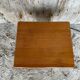Brutalist Stool Old Chalet Solid Pine Vintage #D544