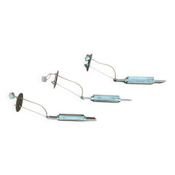 German postmodern wall lamps Wandering Finger by Ingo Maurer for M Design, 1990s, set of 3