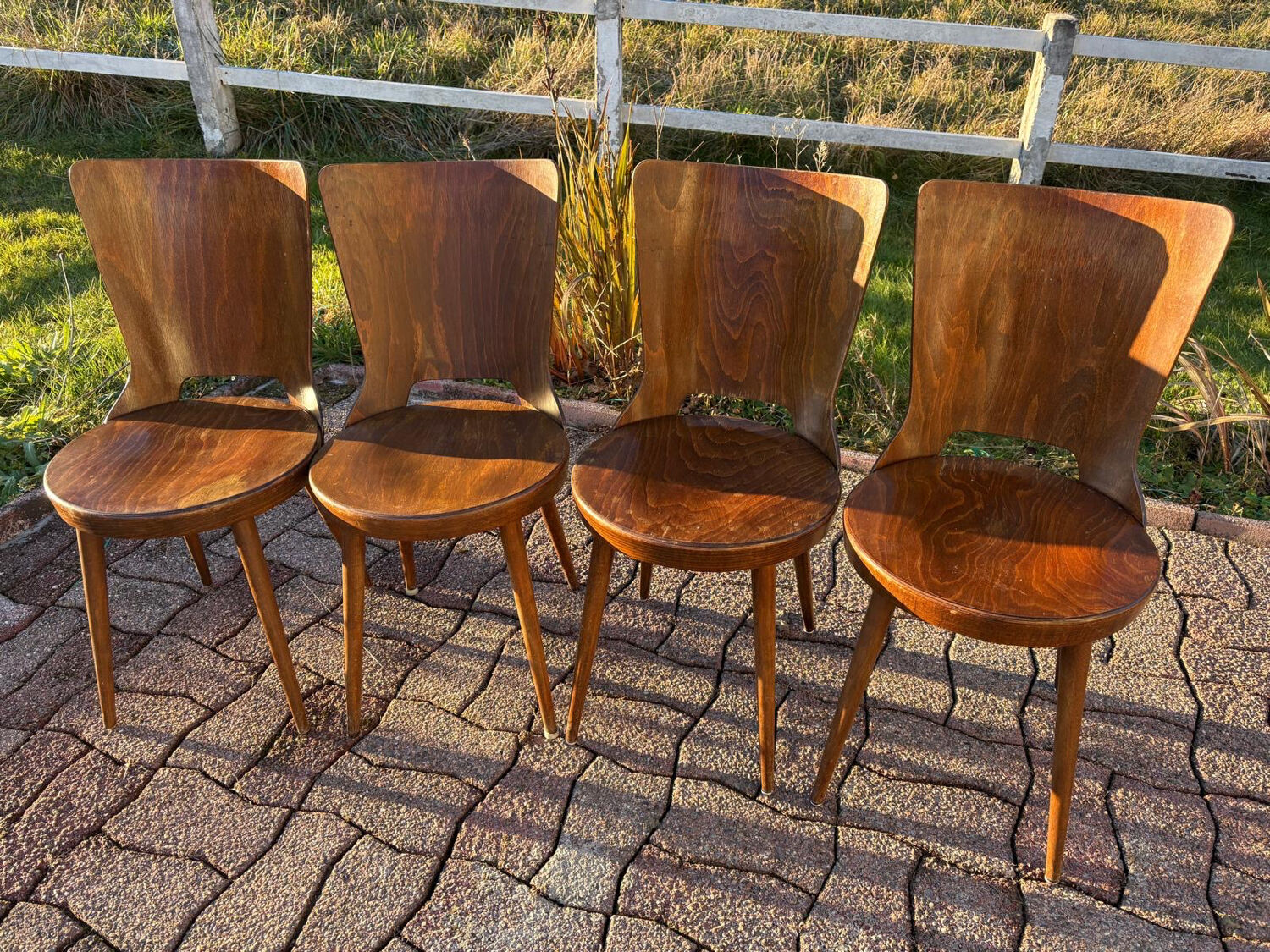 Set of 6 Baumann bistro chairs