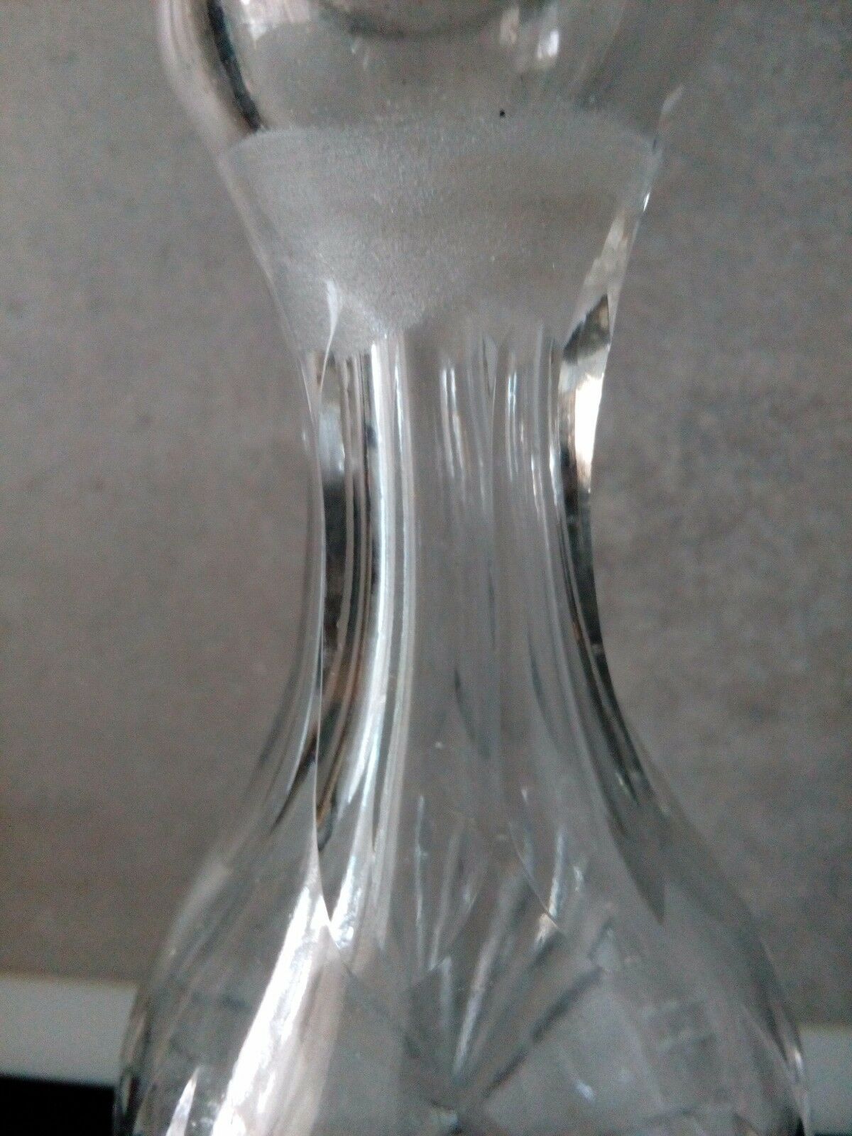 Cut glass carafe