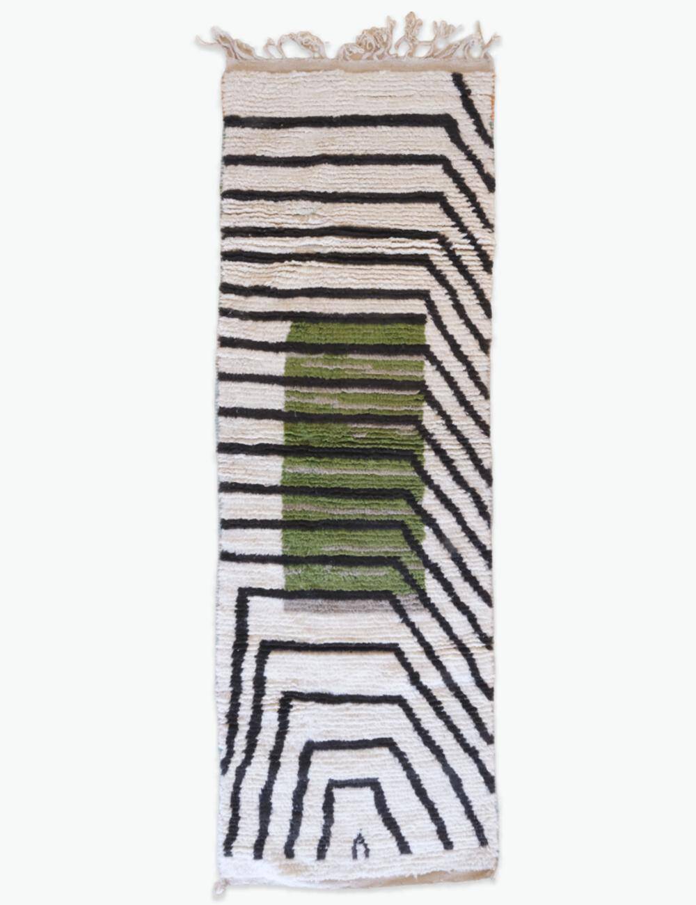 Modern Corridor Rug - 12.1 x 4.2 ft