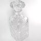 Carafe whisky en cristal motif damier