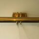 Pair of brass adjustable wall reading lights 1960s