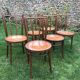 Lot de 6 chaises bistrot vintage