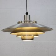 Silver Danish Jeka Metaltryk pendant Lamp - Model Dania 3020
