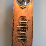 Vintage 1970s Brutalist Modernist Ceramic Table Lamp