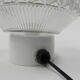 Vintage ceiling lamp with glass shade
