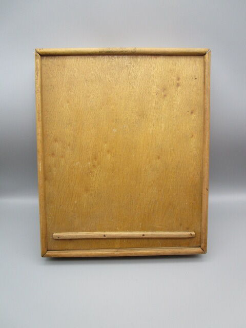 Ancient wooden yellow dwarf game, bone tokens