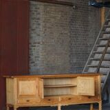 Henning Kjærnulf, mid-century Danish brutalist enfilade in oak, 1960s.