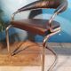 Fauteuil cuir Giotto Stoppino 1970s