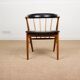 Danish armchair in teak and skai by Helge Sibast for Sibast 1955.