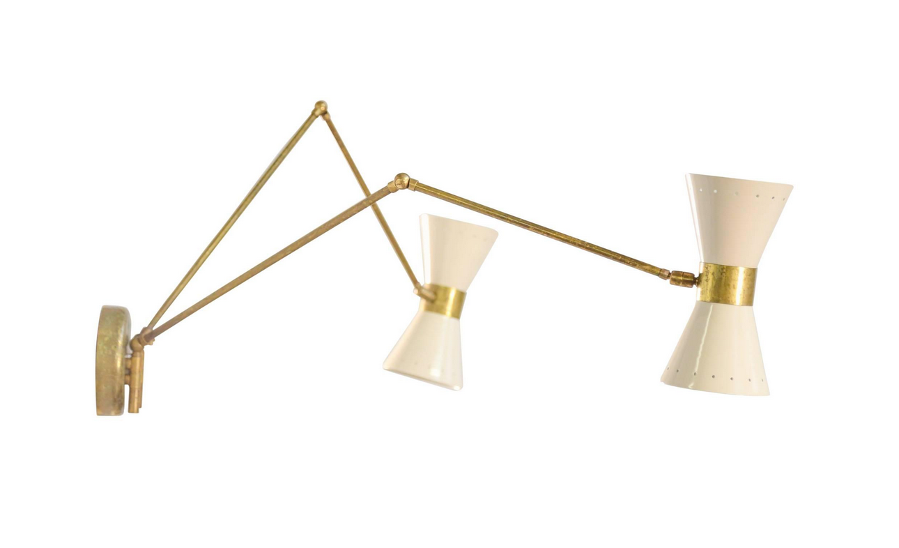 Wall lamp in the style of Italian creations of the 50s