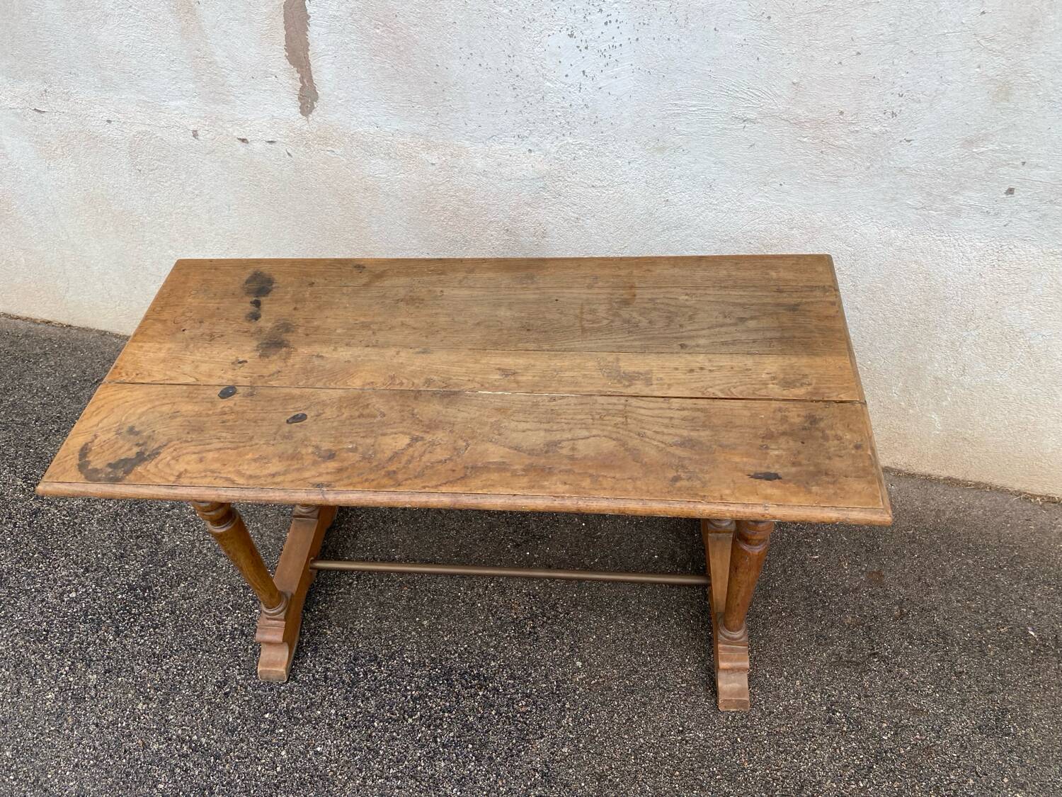 1920s oak bistro table