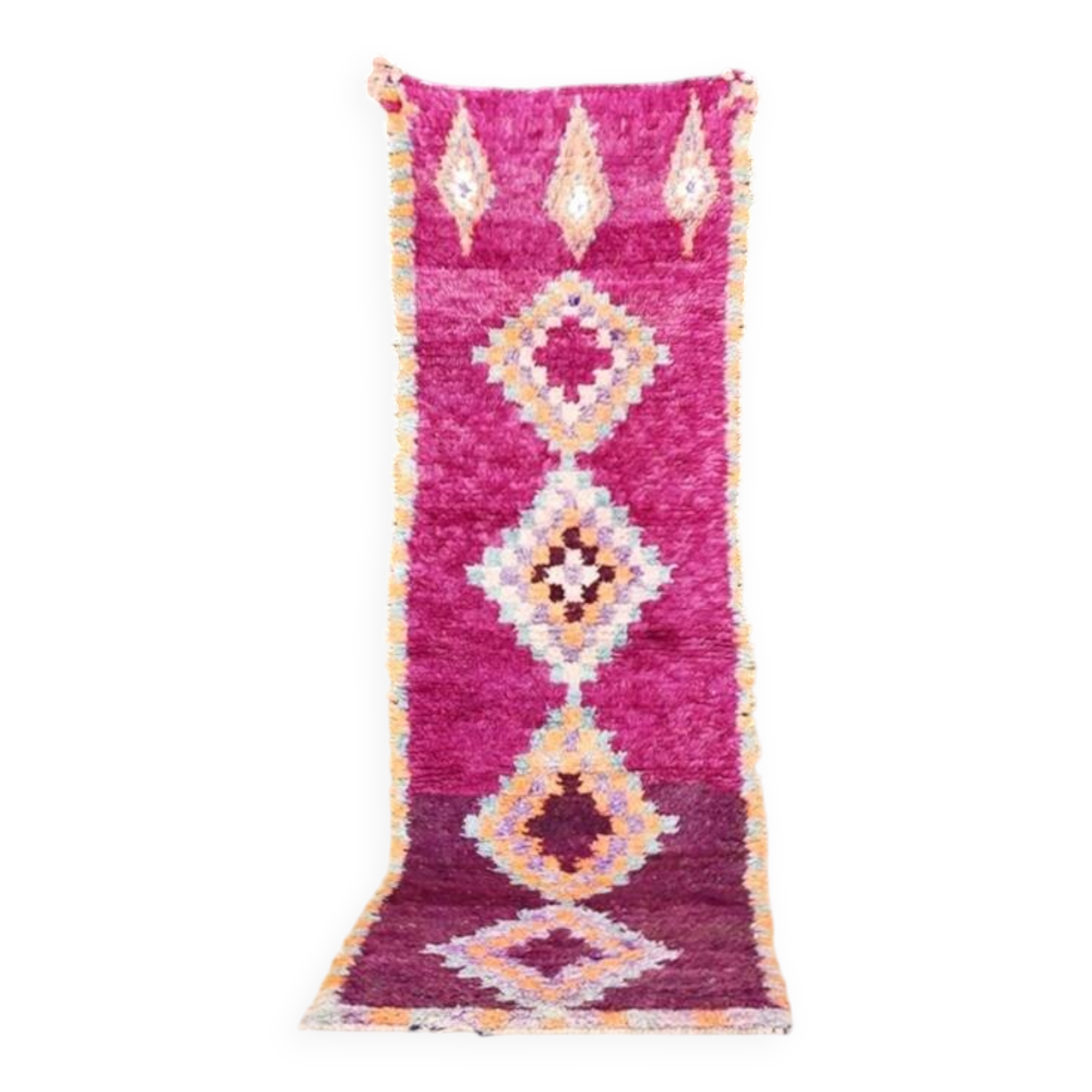 Vintage Berber hallway rug