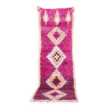 Vintage Berber hallway rug