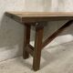 Folding oak bench