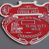 Plaque de concours de boucherie