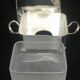 Victorian silver metal butter dish