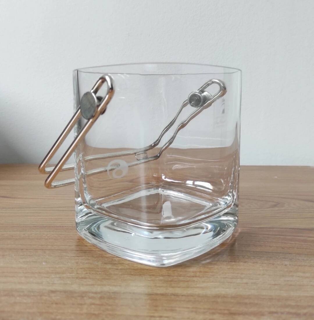 Vintage ice bucket Luigi Bormioli-Italy