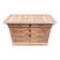Renovated Louis Philippe chest of drawers in solid wood and walnut veneer from the 18th century.