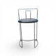 2 x Gaja stool by Kazuhide Takahama for Simon Gavina / black leather
