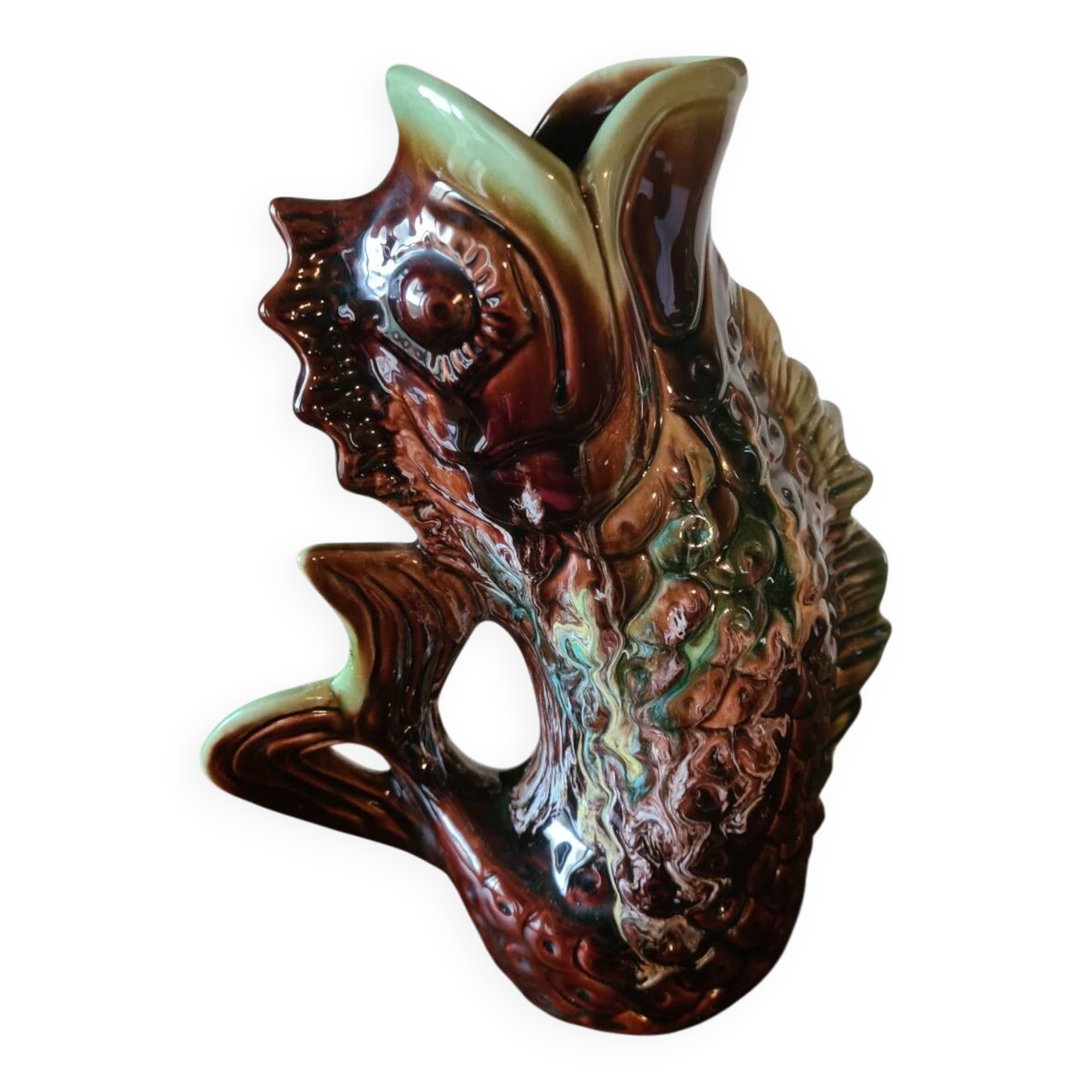 "French Majolica" Pitcher