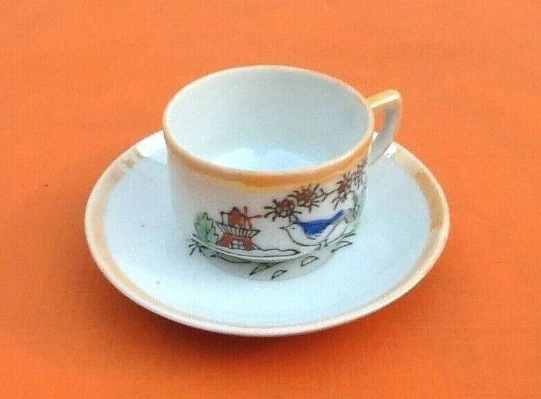 Small Fine Porcelain Cup / Saucer