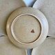 lot of 5 flat stoneware plates Made in France 70s