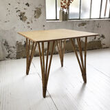 Vintage rattan meal table