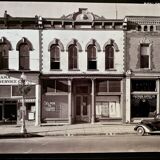 Black and White Fine Art Photography – Walker Evans, Main Street Block, Selma