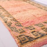 Vintage Moroccan Rug 157 x 274 cm - Peach Handmade Moroccan Rug - Wool Rug