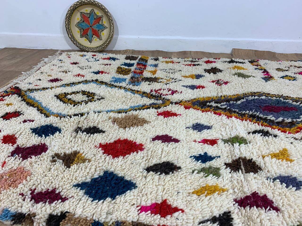 Handmade Moroccan Berber rug 245 x 154 cm