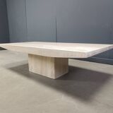Vintage travertine coffee table, 1970s