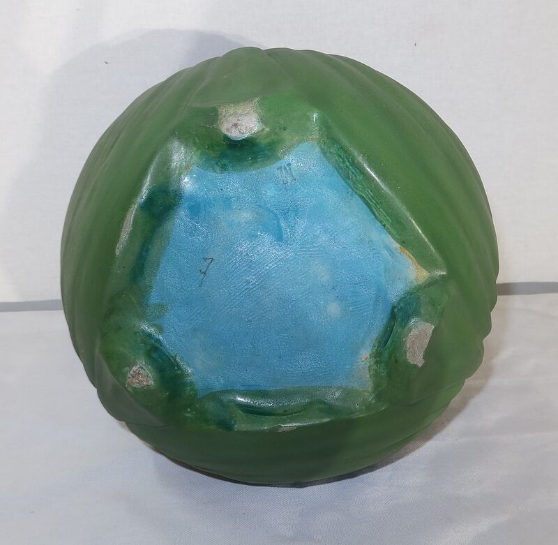 Vase in glazed sandstone, with floral decoration, signed e. lachenal – late nineteenth